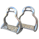 Estribo De Aço Inox Com Borracha De Aderência Confortável - Para Selas e Arreios