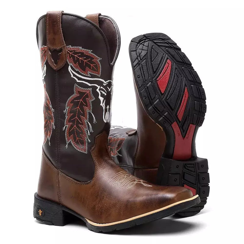 Bota Texana Masculina "Cara de Boi" - Esporatto