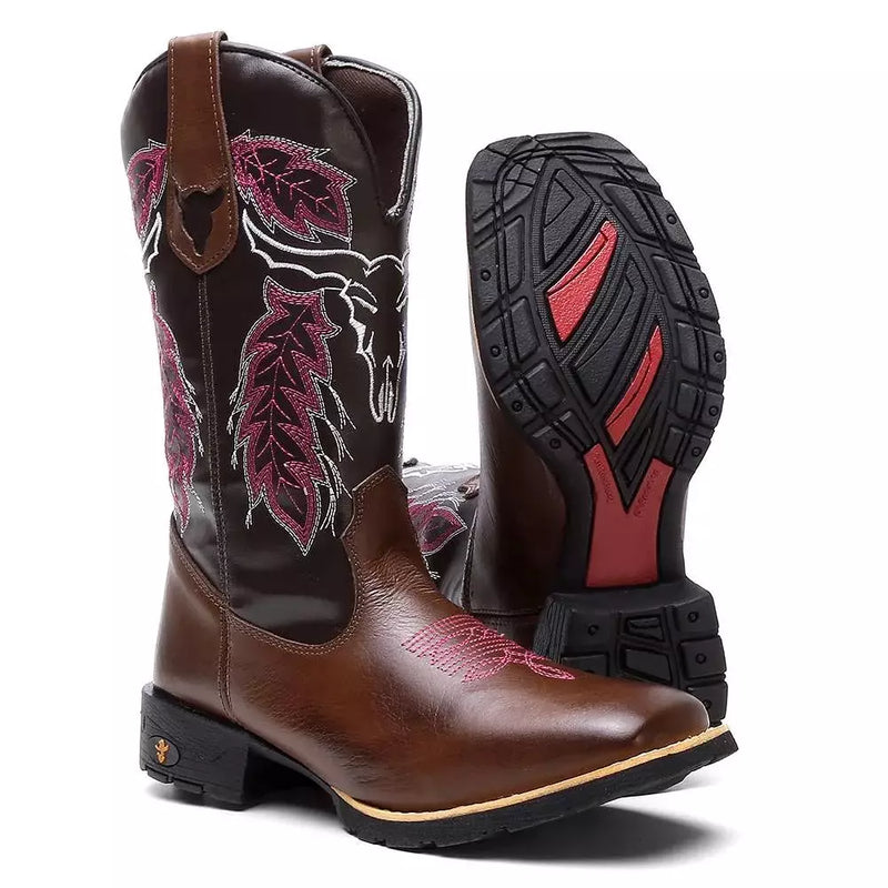 Bota Texana Feminina "Cara de Boi" - Esporatto