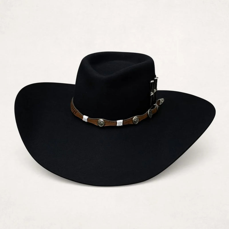 Chapeu 3 Cravos Americano Preto